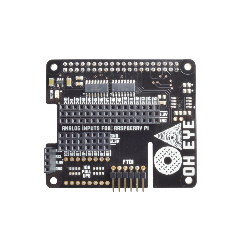 Oh Eye: 16 Analog Inputs for Raspberry Pi